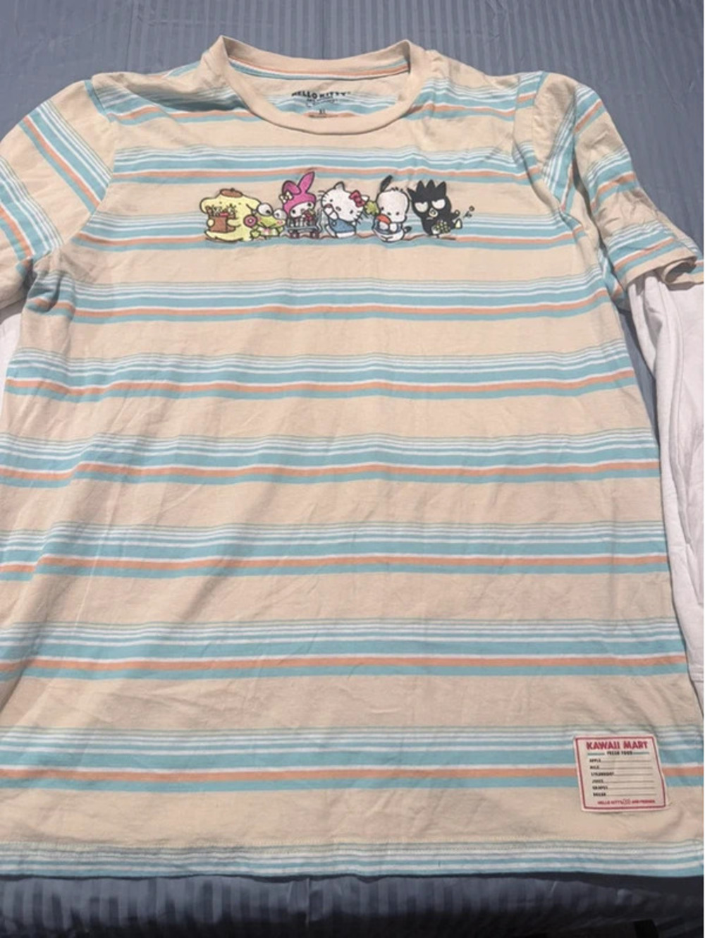 Hello Kitty & Friends Sanrio Layered Sleeve Shirt XL 1273